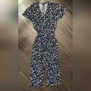 Perfect Kimono Sleeve V-Neck Jersey Jumpsuit